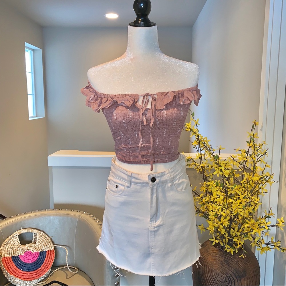 💫Coachella Vibes Off-Shoulder Crop Top✨